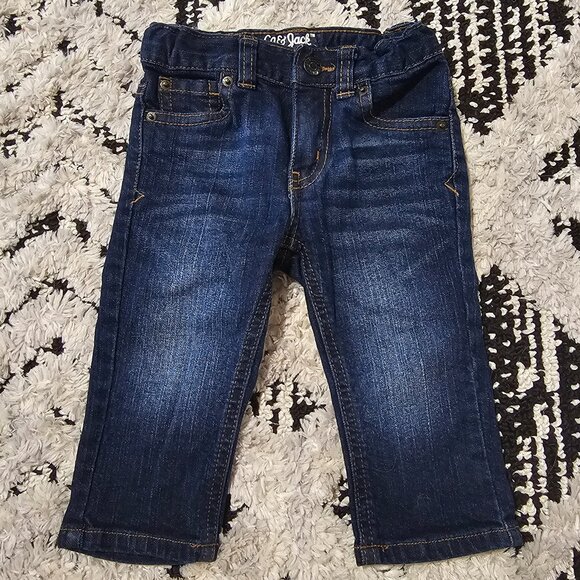 Cat & Jack Baby Boys Straight Leg Jeans 12M - Picture 1 of 3